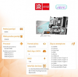 MSI B840M GAMING PLUS WIFI6E AM5 mATX MB