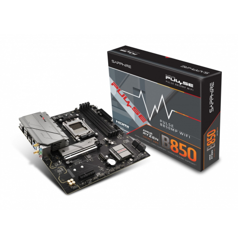 Sapphire Technology Płyta główna PULSE B850M WIFI AM5 4DDR5 mATX 