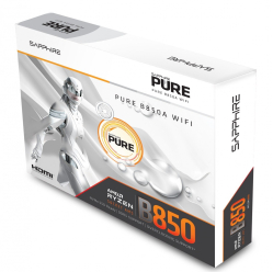 Sapphire Technology Płyta główna PURE B850A WIFI7 AM5 4DDR5 mATX 