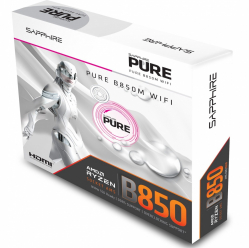 Sapphire Technology Płyta główna PURE B850M WIFI AM5 4DDR5 mATX 