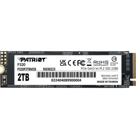 PATRIOT P320 2TB M.2 2280 PCIE SSD