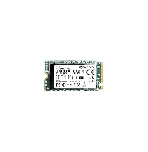 TRANSCEND 1TB M.2 2242 PCIe Gen3x2 NVMe 3D TLC BiCS5 DRAM-less PE 3K wide temp