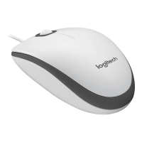 Mysz Logitech M100 910-006764 optyczna 3 przyciski USB biała