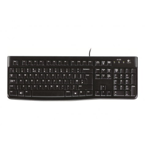 Klawiatura Logitech K120 920-002495 USB czarny