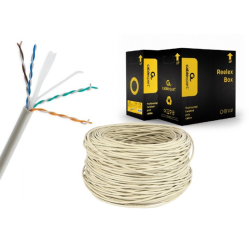 Kabel CAT6 UTP LAN (premium CCA), drut, Eca, 305 m