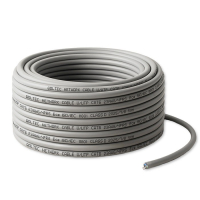 Qoltec Kabel patchcord sieciowy skrętka UTP | Miedziany Cu | CAT6 | Highspeed 1Gb/s | LAN | 50m | Szary 