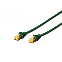 Kabel sieciowy Digitus S/FTP kat.6A LSOH 0,25m Zielony