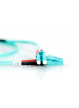 Kabel światłowodowy Digitus Patch cord FO LC-LC MM 50/125 OM3 duplex LSOH 7m Turkusowy