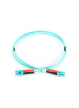 Kabel światłowodowy Digitus Patch cord FO LC-LC MM 50/125 OM3 duplex LSOH 7m Turkusowy