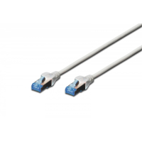 Kabel sieciowy Digitus Patch cord F/UTP kat.5e PVC 15m Szary