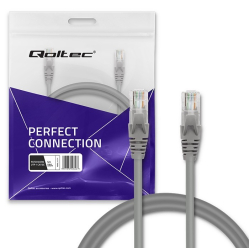Qoltec Kabel patchcord UTP | CAT5e | 2 x RJ-45 | 5m 