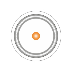 Kabel Alantec trishield RG6 75 Om, 1.02/4.8/6.9 PVC Eca 100m