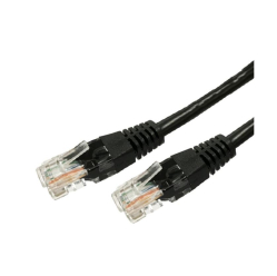 TB Kabel Patchcord miedziany kat.6A RJ45 UTP 3m. czarny