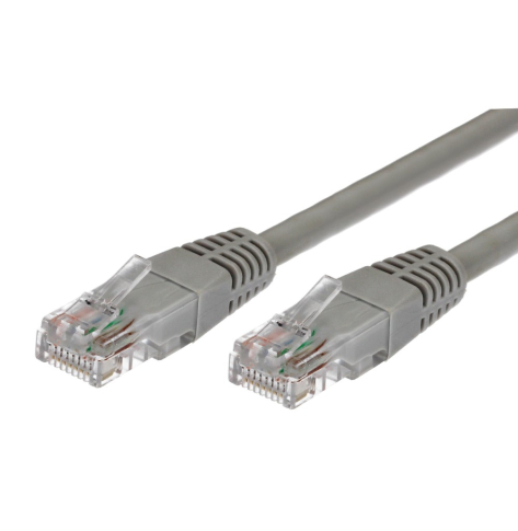 TB Kabel Patchcord miedziany kat.6 RJ45 UTP 3m. szary