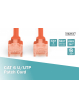 Kabel sieciowy Digitus Patch cord nieekranowany U/UTP Kat.6 AWG 26/7 miedź LSOH 0,5m Czerwony