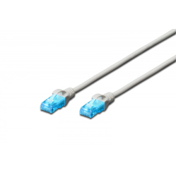 Kabel sieciowy Digitus Patch cord kat.5e UTP, CU, AWG 26/7 2m Szary