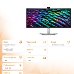 Monitor DELL Pro P3426WEB 34 USB-C Hub Conferencing