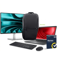 Zestaw laptop Dell Latitude 3550 15.6 FHD Ultra 5-125U 16GB 512GB FPR BK Win11Pro 3YPS + monitor DELL P2426HE + klawiatura mysz DELL Pro KM5221W + plecak Dell Ecoloop + Norton Small Business