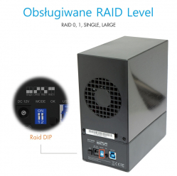 IcyBox IB-RD3621U3 2x3.5'' RAID 