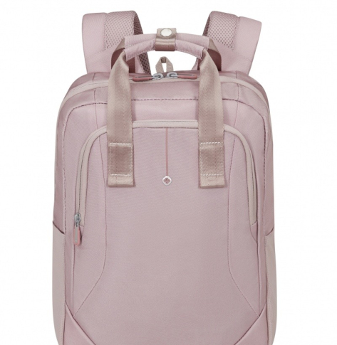 Samsonite Plecak na laptopa 14.1 cala Guardit Classy różowo-szary
