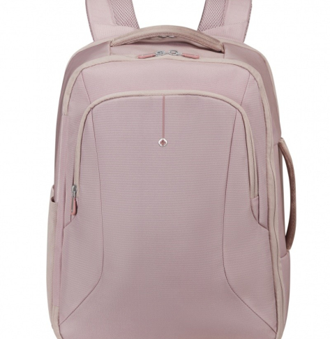 Samsonite Plecak kabinowy na laptopa 15.6 cala Guardit Classy M różowo-szary