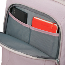 Samsonite Plecak kabinowy na laptopa 15.6 cala Guardit Classy M różowo-szary