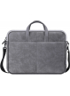 Torba SOLID LEATHER 15,6 cala Szara 
