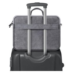 Torba SOLID LEATHER 15,6 cala Szara 