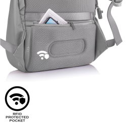 Plecak antykradzieżowy XD DESIGN BOBBY SOFT GREY