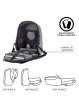 Plecak antykradzieżowy XD DESIGN BOBBY HERO SMALL GREY