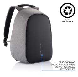 Plecak antykradzieżowy XD DESIGN BOBBY HERO SMALL GREY