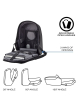 Plecak antykradzieżowy XD DESIGN BOBBY HERO SMALL BLACK