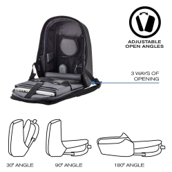 Plecak antykradzieżowy XD DESIGN BOBBY HERO XL BLACK