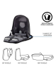 Plecak antykradzieżowy XD DESIGN BOBBY HERO XL BLACK