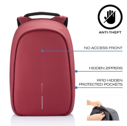 Plecak antykradzieżowy XD DESIGN BOBBY HERO REGULAR RED