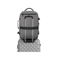MANHATTAN Rome Travel Backpack 17.3i Sleeves for Most Laptops Up To 17.3i and Tablets Up To 11i 3 Soft Clamshell Cases gray