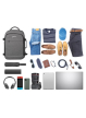 MANHATTAN Rome Travel Backpack 17.3i Sleeves for Most Laptops Up To 17.3i and Tablets Up To 11i 3 Soft Clamshell Cases gray