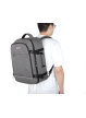 MANHATTAN Rome Travel Backpack 17.3i Sleeves for Most Laptops Up To 17.3i and Tablets Up To 11i 3 Soft Clamshell Cases gray