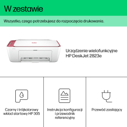 Urządzenie wielofunkcyjne HP DeskJet 2823e All-in-One up to 7.5/5.5ppm Printer