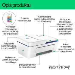 Urządzenie wielofunkcyjne HP DeskJet 4230e All-in-One up to 8.5/5.5ppm Printer