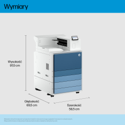 Urządzenie wielofunkcyjne HP LaserJet Enterprise 8501x Printer A3