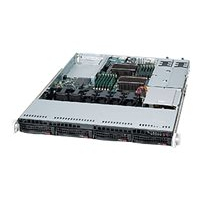 SUPERMICRO Chassis 1U SC815 TQC WIO w/ Redundant PSU 750W Quick RoHS/REAC