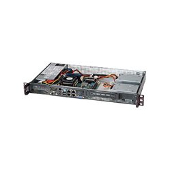 SUPERMICRO Chassis Black 1U Mini SC505 w/ PSU 200W Removable IO