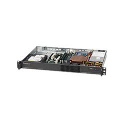 SUPERMICRO Chassis Black 1U SC510 chassis w/ PSU 200W