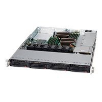 SUPERMICRO Chassis Black 1U SC815 WI/O w/ PSU 600W