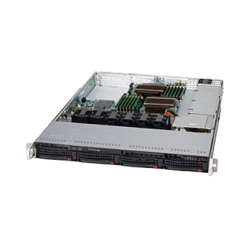 SUPERMICRO Chassis Black 1U SC815 WI/O w/ PSU 600W Quick Release RoHS/REA
