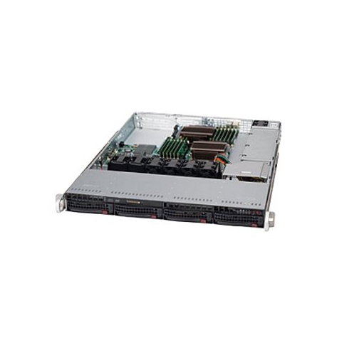 SUPERMICRO Chassis Black 1U SC815 WI/O w/ PSU 600W Quick Release RoHS/REA