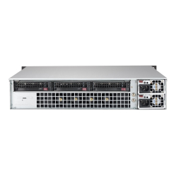 SUPERMICRO Chassis Black 2U SC823M SAS3 LP w/ Redundant 800W RoHS