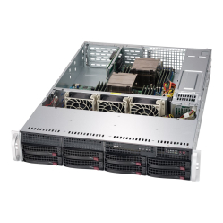 SUPERMICRO Chassis Black 2U SC825TQC SAS3 WIO w/ Red. 800W PWS
