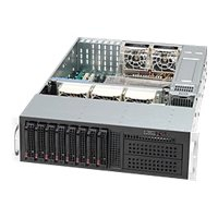 SUPERMICRO Chassis Black 3U 835 chassis w/ Redundant 1000W PWS